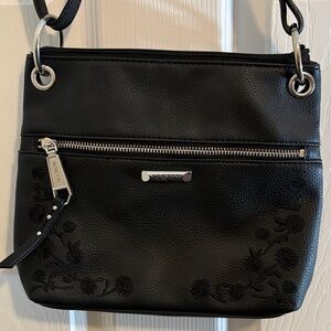 Rosetti Elegant Black Crossbody Bag